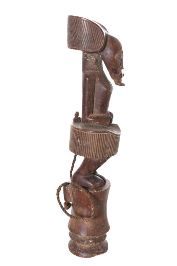 Snuff mortar- Wood - Chokwe - Congo