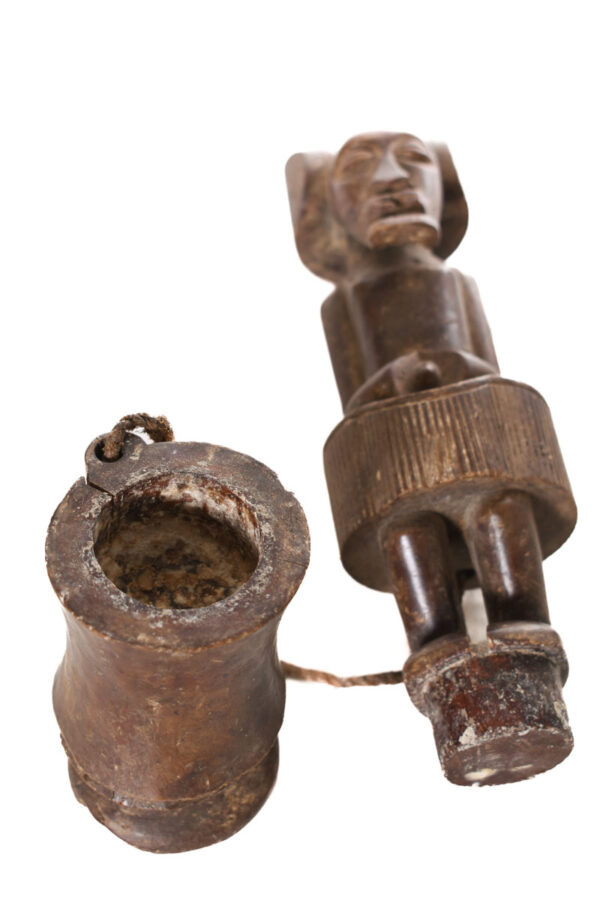 Snuff mortar- Wood - Chokwe - Congo