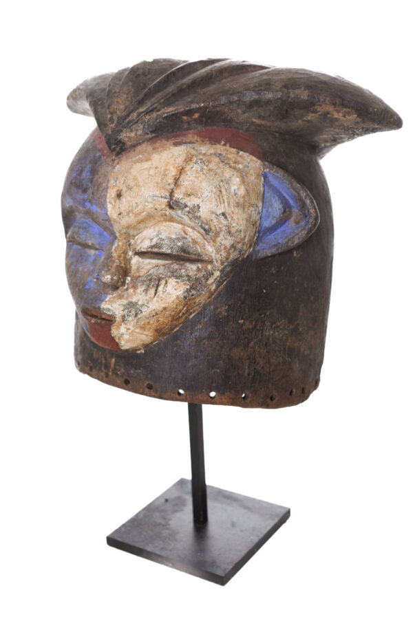 Helmet Mask - Wood - Kwese - Gabon