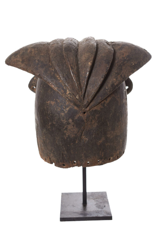 Helmet Mask - Wood - Kwese - Gabon