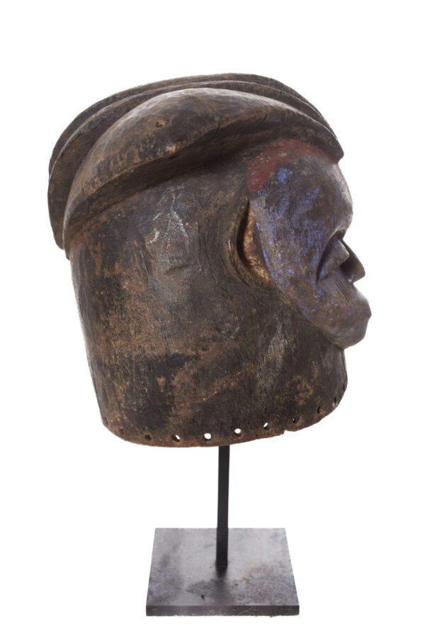 Helmet Mask - Wood - Kwese - Gabon
