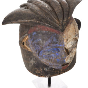 Helmet Mask - Wood - Kwese - Gabon