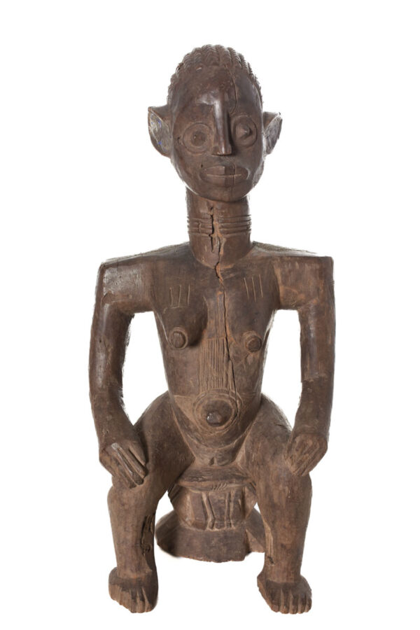 Ancestor figure - Wood - Yoruba - Nigeria