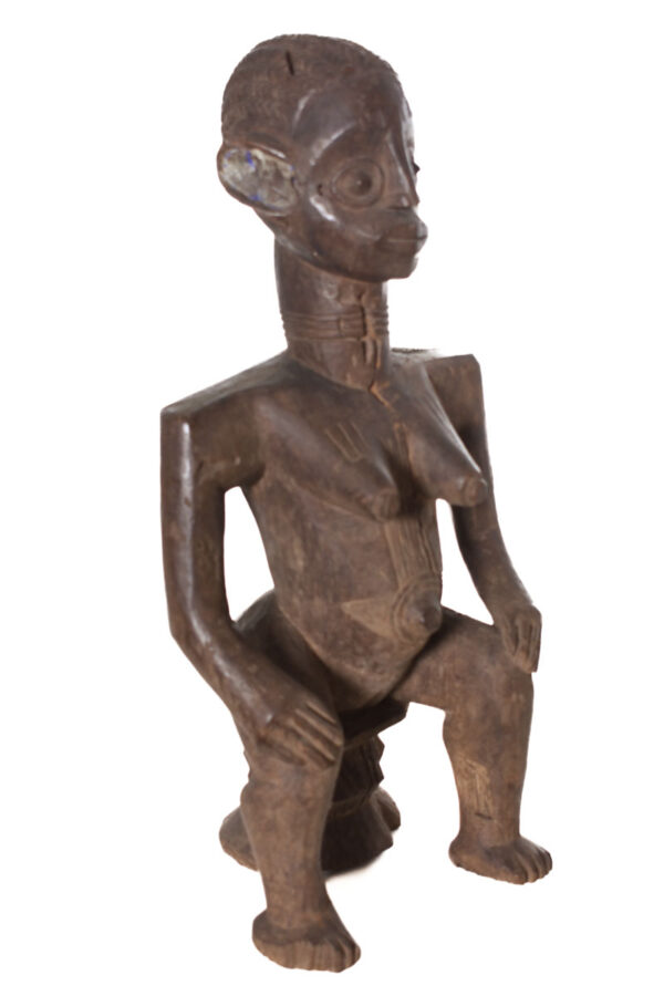 Ancestor figure - Wood - Yoruba - Nigeria