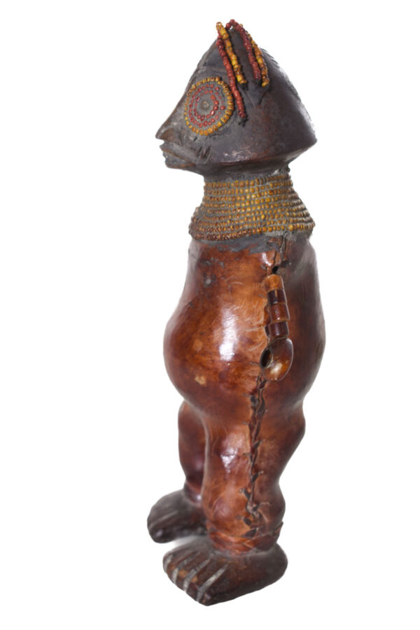 Fertility Doll - Terracotta, Beads - Chiki chiki - Cameroon