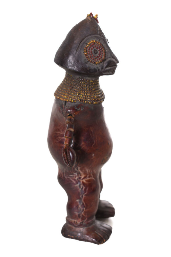 Fertility Doll - Terracotta, Beads - Chiki chiki - Cameroon
