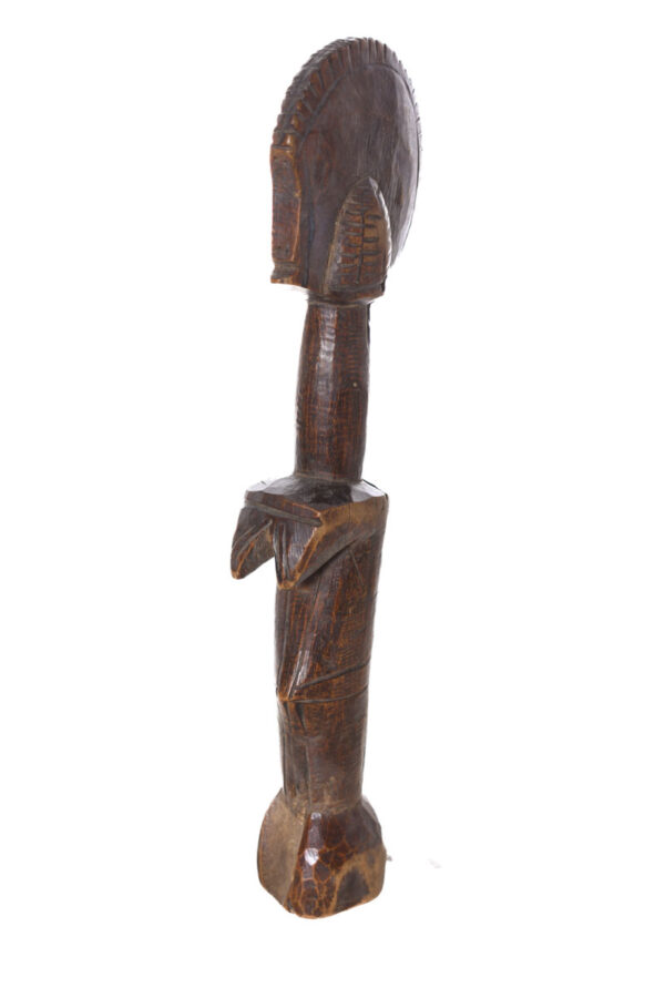 Fertility Doll - Leather, Wood - Mossi - Burkina Faso