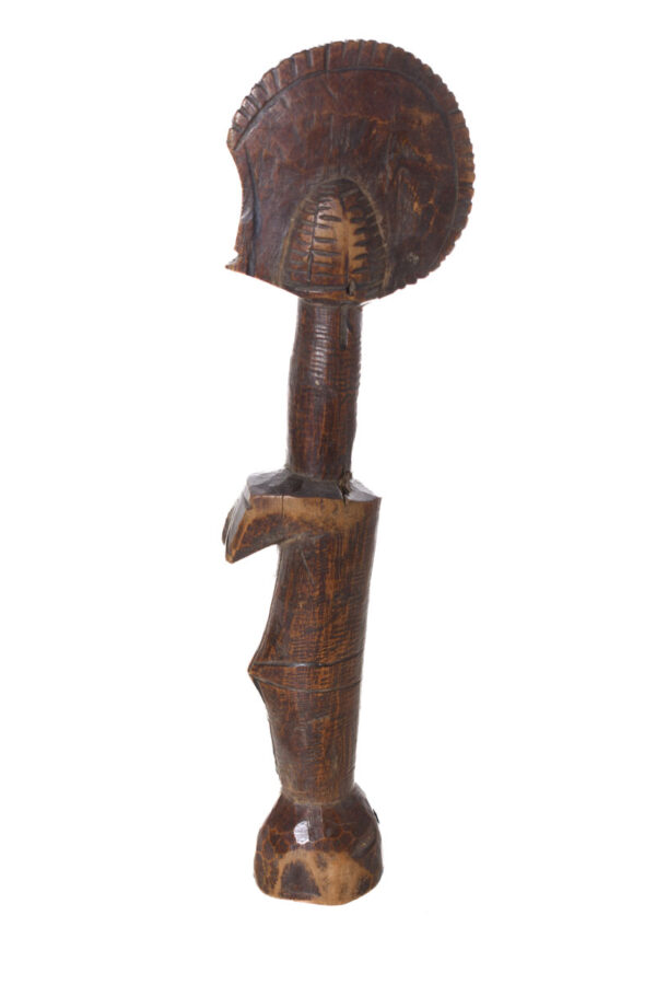 Fertility Doll - Leather, Wood - Mossi - Burkina Faso