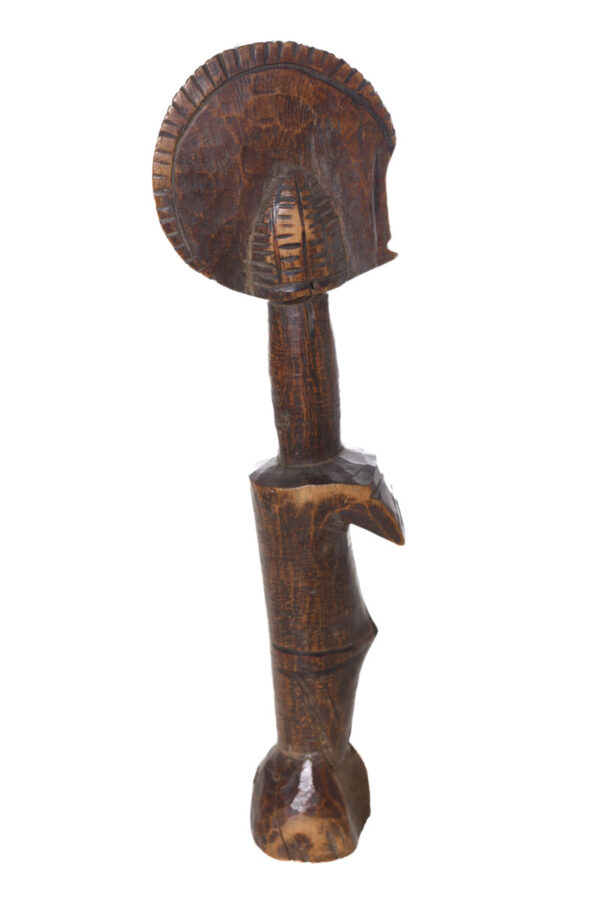 Fertility Doll - Leather, Wood - Mossi - Burkina Faso