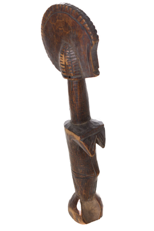 Fertility Doll - Leather, Wood - Mossi - Burkina Faso