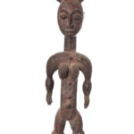 Ancestor figure - Wood - Attye- Ivory Coast / Lagoon Region