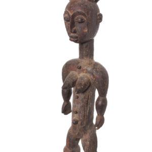 Ancestor figure - Wood - Attye- Ivory Coast / Lagoon Region