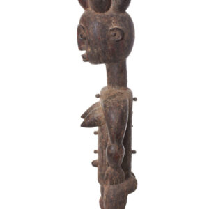 Ancestor figure - Wood - Attye- Ivory Coast / Lagoon Region