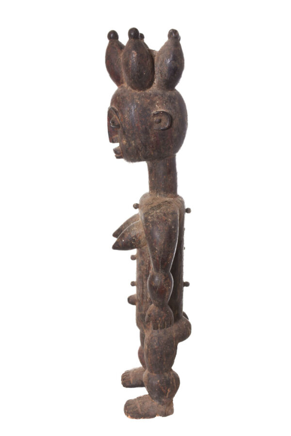 Ancestor figure - Wood - Attye- Ivory Coast / Lagoon Region