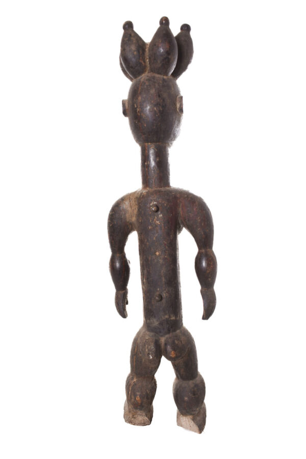 Ancestor figure - Wood - Attye- Ivory Coast / Lagoon Region