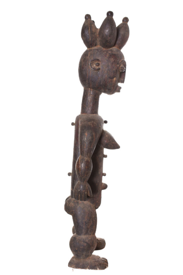 Ancestor figure - Wood - Attye- Ivory Coast / Lagoon Region