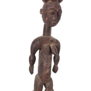 Ancestor figure - Wood - Attye- Ivory Coast / Lagoon Region