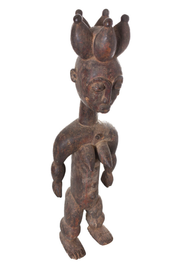 Ancestor figure - Wood - Attye- Ivory Coast / Lagoon Region