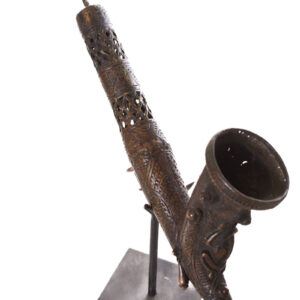 Ceremonial Pipe - Bronze- Bamun - Cameroon