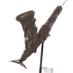 Ceremonial Pipe - Bronze- Bamun - Cameroon
