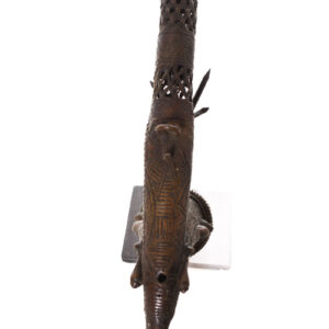 Ceremonial Pipe - Bronze- Bamun - Cameroon