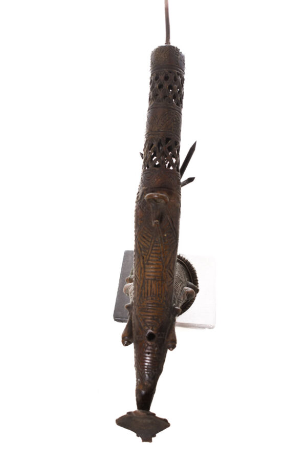Ceremonial Pipe - Bronze- Bamun - Cameroon