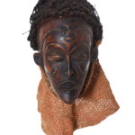 Mask - Wood, Rope - Mwana Pwo - Chokwe - DR Congo