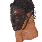 Mask - Wood, Rope - Mwana Pwo - Chokwe - DR Congo