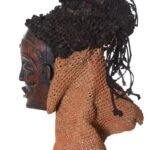 Mask - Wood, Rope - Mwana Pwo - Chokwe - DR Congo