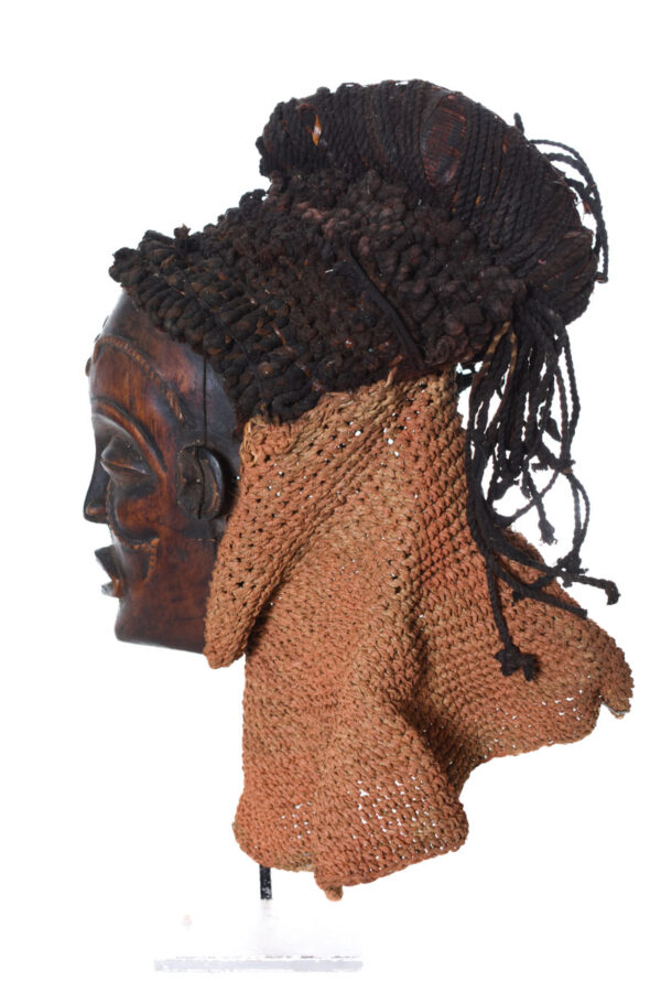 Mask - Wood, Rope - Mwana Pwo - Chokwe - DR Congo