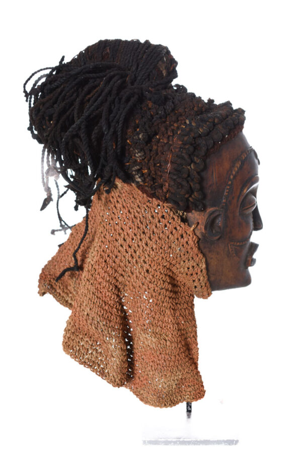 Mask - Wood, Rope - Mwana Pwo - Chokwe - DR Congo