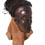 Mask - Wood, Rope - Mwana Pwo - Chokwe - DR Congo