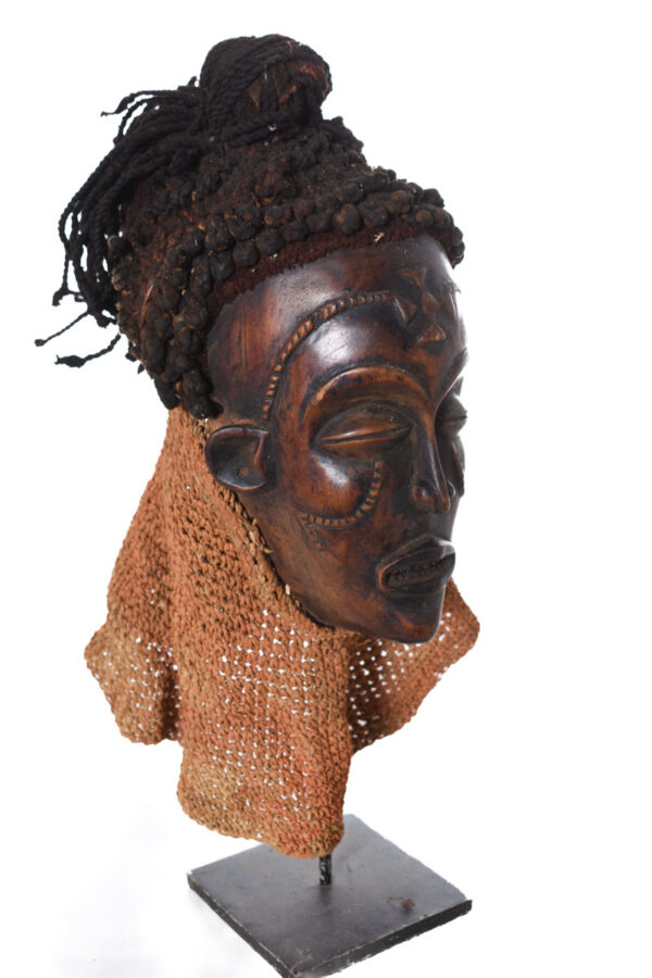 Mask - Wood, Rope - Mwana Pwo - Chokwe - DR Congo