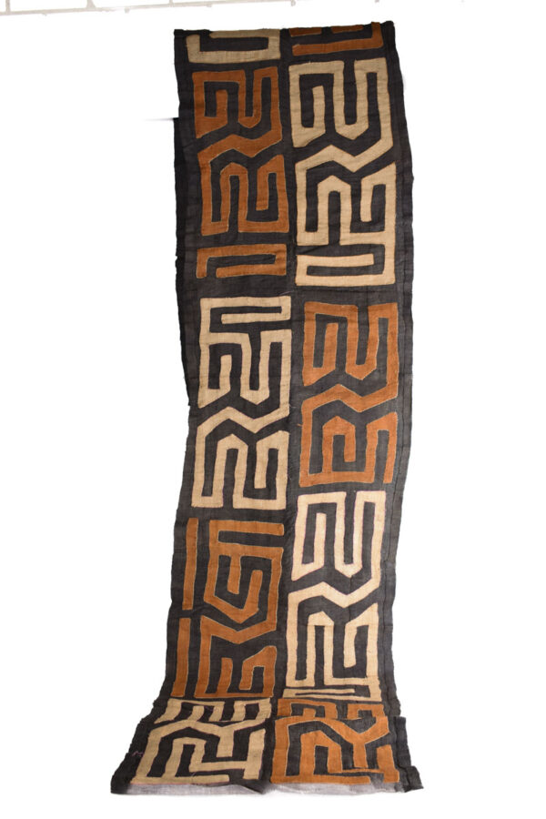 Textile - Cloth - Shoowa-Kuba - DR Congo 320 cm