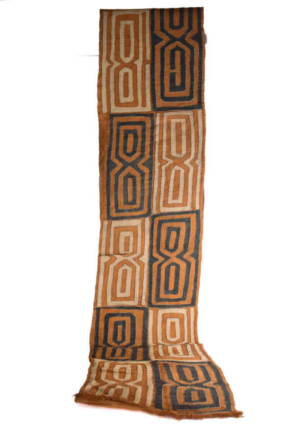 Textile - Cloth - Shoowa-Kuba - DR Congo 380 cm