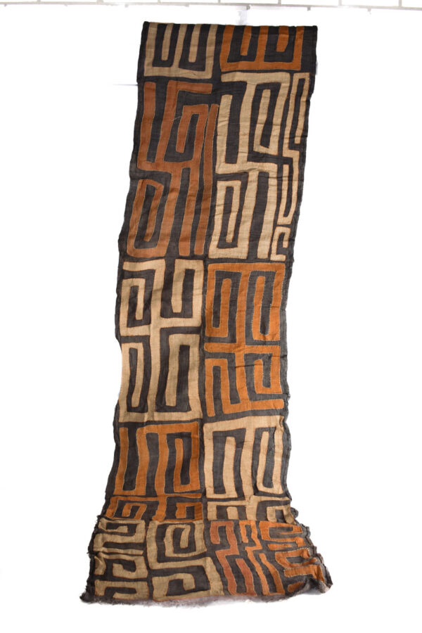 Textile - Cloth - Shoowa-Kuba - DR Congo 340 cm