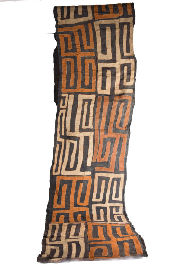 Textile - Cloth - Shoowa-Kuba - DR Congo 340 cm