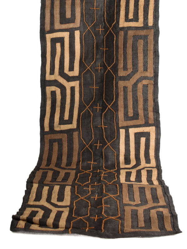 Textile - Cloth - Shoowa-Kuba - DR Congo 290 cm