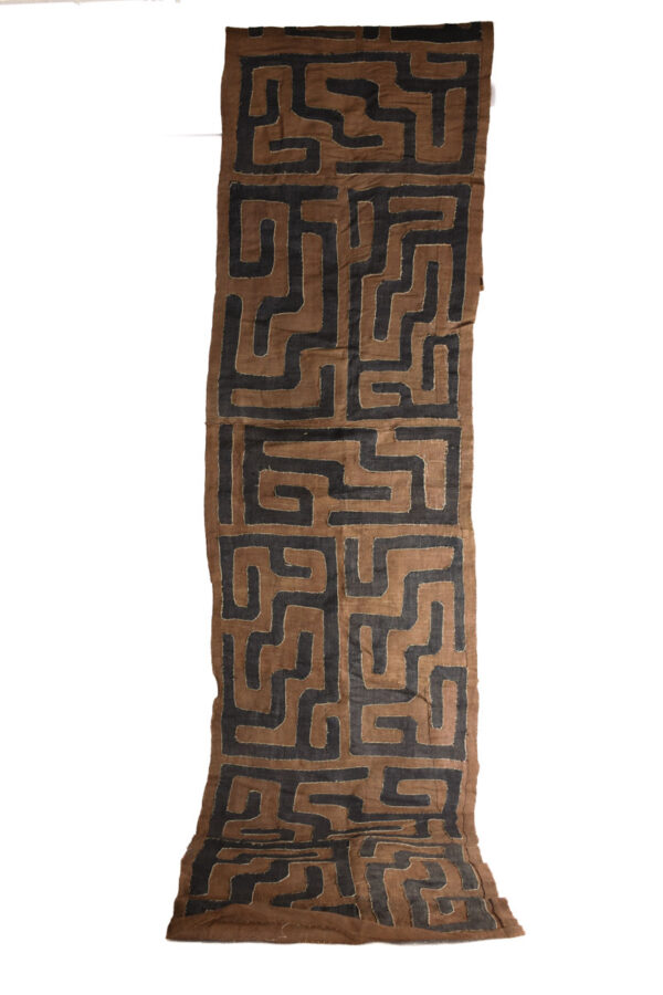 Textile - Cloth - Shoowa-Kuba - DR Congo 300 cm