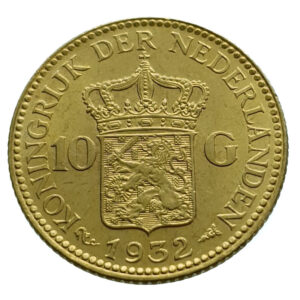 Nederland 10 Gulden 1932 Wilhelmina