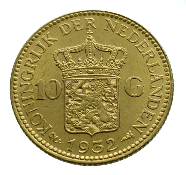 Nederland 10 Gulden 1932 Wilhelmina