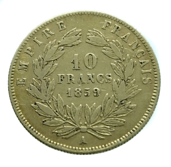 France 10 Francs 1859-A Napoleon III