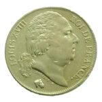 France 20 Francs 1818-W (Lille) Louis XVIII
