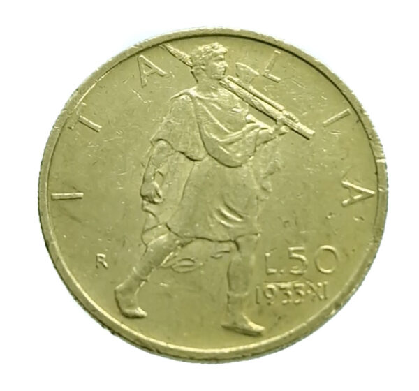 Italy 50 Lire 1933 Vittorio Emanuele II
