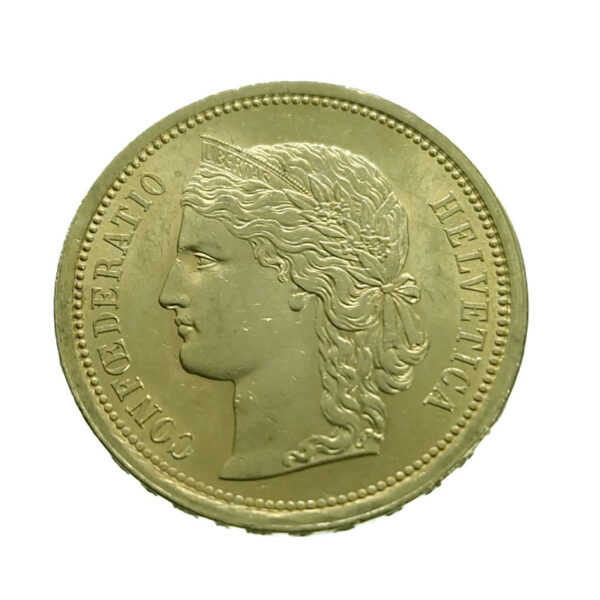 Switzerland 20 Francs 1886 Helvetica