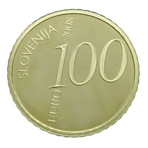 Slovenia 100 Euro 2008 Valentin Vodnik