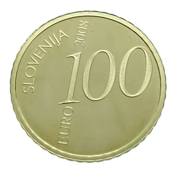 Slovenia 100 Euro 2008 Valentin Vodnik