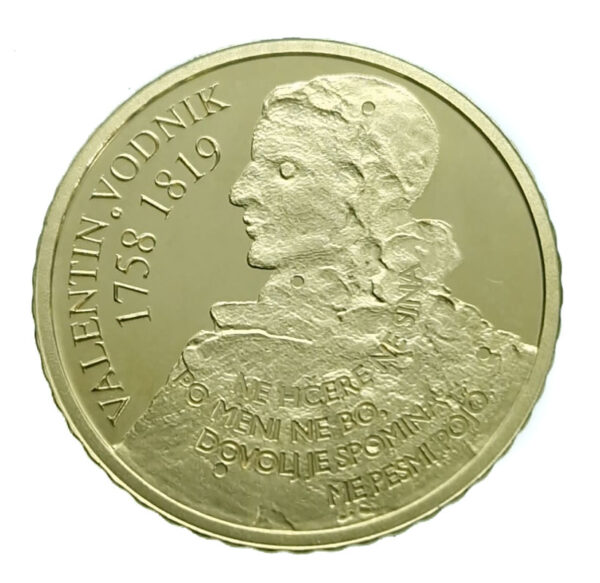 Slovenia 100 Euro 2008 Valentin Vodnik