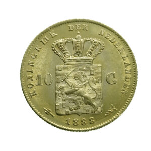 Nederland 10 Gulden 1888 Willem III