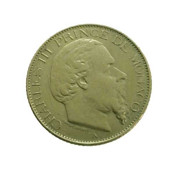 Monaco 20 Francs 1878 Charles III